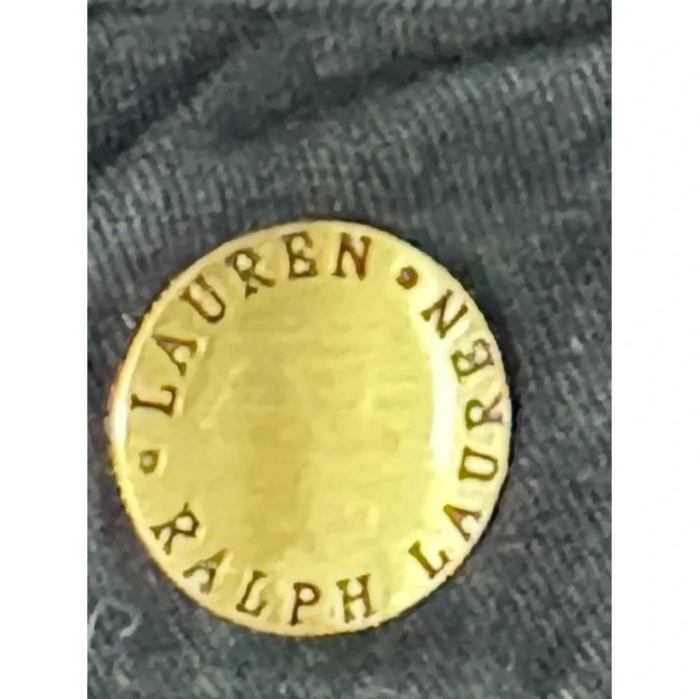 Ralph Lauren LRL Black Cargo Pants Utility Straight Leg Cotton Blend s4 Gorpcore